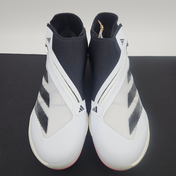 Adidas Adizero Impact+ BSB Baseball Cleats Men's Size 13 White Black IF3352 New - Picture 2 of 9